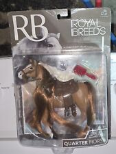 Lanard Toys Royal Breeds Quarter Horse Figure/Toy 8” Bay Horse Collectible New picture