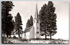 Old Pine Valley Church Elgin Oregon OR RPPC Postcard picture