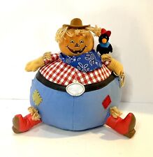 Vintage Oversized Pumpkin Scarecrow Plush Decoration Figi Toys picture