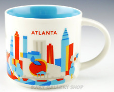 Starbucks YOU ARE HERE COLLECTION 14oz Coffee Mug ATLANTA Mint picture