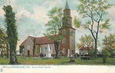 WILLIAMSBURG VA - Bruton Parish Church Tuck Postcard picture