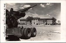 RPPC Howitzer, Administration Building, Fort Sill, Oklahoma- Soldier Mail - 1952 picture