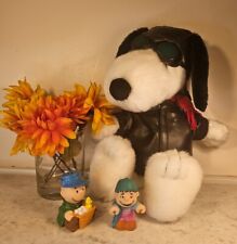 Kohl's Cares Plush Peanuts Snoopy Airplane Pilot, Charlie Brown and Linus Toy  picture