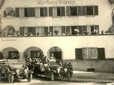 AxH) Photograph Real Original Photo Kurhaus Wassen Hotel Switzerland Fountain picture