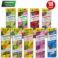 NATTY Organic Flavored Full-Width Herbal Wraps Variety Sampler 18/4CT Packs 72PC picture