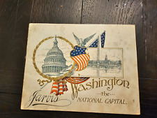 Washington DC ViewBook by J F Jarvis Perfect photogravior 1897 Mckinely 38 PAGES picture