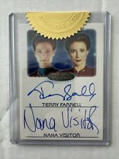 2010 Women of Star Trek Case Incentive  Dual Auto Terry Farrell and Nana Visitor picture