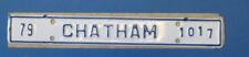 1979 Chatham town license plate attachment topper never used picture