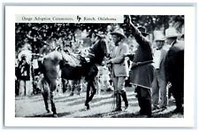 c1950's Osage Adoption Frank Philips Ranch Woolaroc Oklahoma OK Vintage Postcard picture