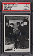 1964 Beatles B&W George Harrison #133 PSA 10 picture