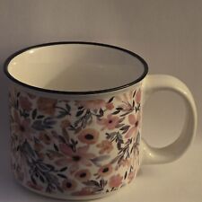 Orly Maison Italian Anemone and Olive Branch Oversized Floral Ceramic Coffee Mug picture