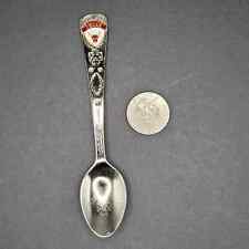 Texas souvenir spoon ~ Native American Symbols ~ Longhorn picture