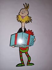 Dr Seuss The Grinch Whoville Man White Corrugated Cardboard Cut Out 2' Tall  picture