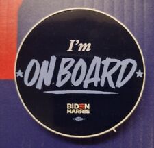 I'm On Board Joe Biden/Kamala Harris Official Campaign Lapel/Bumper Sticker picture