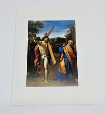 Vintage Phaidon Greeting Card “Christ Appearing To St. Peter On Appian Way” P1 picture