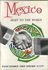 Official 1960 MEXICO: HOST TO THE WORLD Photo Booklet Acapulco Yucatan Volcanoes picture