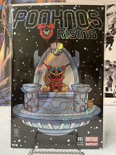 Poohnos Rising #1 - Davis rider After Young Homage Megacon Excl Lava Foil 10/10 picture