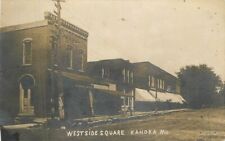 Missouri Kahoka Westside Square 1908 RPPC Photo Postcard 22-6322 picture