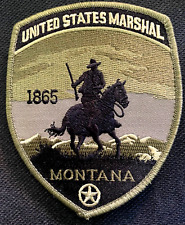 US Marshals Service - District of Montana OD Rare * Genuine Kokopelli Patch * picture