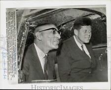 1963 Press Photo King Mohammed Zahir Shah & President Kennedy, Washington picture