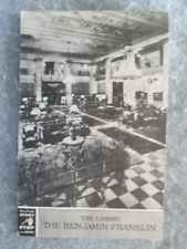 The Lobby, The Benjamin Franklin Hotel, Philadelphia, Pennsylvania Postcard 1943 picture