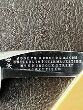 Antique Straight Razor Sheffield 1800's By Joseph Rogers In Ivory Scale picture