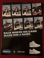 Baron Davis for ATR Matrix Sneakers RBK 2003 Print Ad - Great to Frame picture