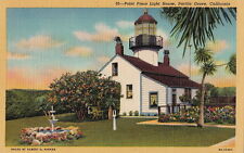 Postcard Point Pinos Light House Pacific Grove CA California picture