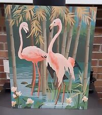 Vintage Paint By Number Flamingos  picture