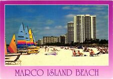 Vintage Postcard 4x6- Marco Island Beach, Florida. picture