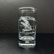 Vintage Jameson Irish Whiskey Etched Logo Heavy Shot Glasses 1.5oz picture