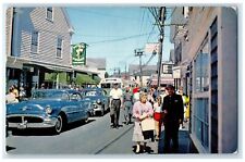 c1960 Business District Commercial Street Provincetown Massachusetts MA Postcard picture
