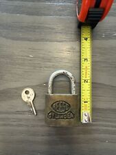 Vintage Reese Cylinder Padlock With Key Nice picture