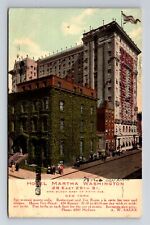 New York City NY, Hotel Martha Washington, Vintage c1910 Postcard picture