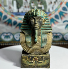 Unique Ancient Egyptian Antique Mask of Famous King Tutankhamun Statue Egypt BC picture
