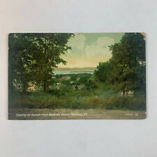 Postcard New York Ossining NY Hudson Belleview Avenue 1913 Posted picture