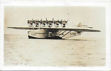 RPPC of the Dornier Do X 6 Engine Flying Boat on the Water c1929 picture