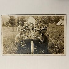 Caddell, West Virginia Military personnel RPPC picture
