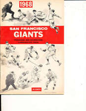 Aug 4 1968 San Francisco Giants vs pittsburgh Pirates scored Program bxprog1 picture