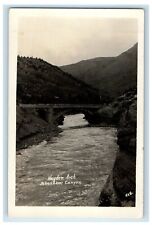 c1910's Hayden Arch Shoshore Canyon Wyoming WY, F.J. Hiscock RPPC Photo Postcard picture