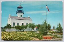 Old Spanish Lighthouse Point Loma San Diego California Vintage Postcard picture