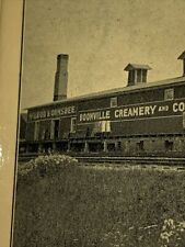 C 1910 Rare Celluloid Advertising Sign Boonville New York Creamery Real Photo picture