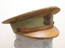 Original Vintage WWI era US Army OFFICER M1912 Wool Service hat CAP • WW  1 picture