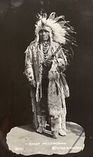 RPPC CHIEF MULTNOMAH Native American Indian ca 1930s Vintage Photo Postcard picture
