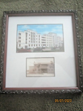 ST. JOSEPH'S INFIRMARY..., HOUSTON, TX (2 rare period photos, framed, mint) picture
