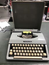 Vintage Royal Signet Portable Typewriter with Cover No.S Steel Green/Gray Japan picture