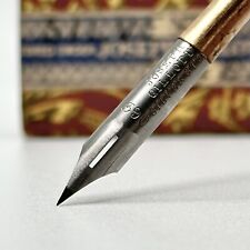 Joseph Gillott's 390 Silver Steel Pen Nib - Antique Dip Pen Nib FINE AND FLEXY picture