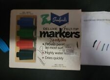 Sanford's Deluxe Felt-tip Markers 4 Colors picture
