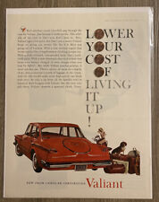 Vintage 1940s-50s Original Magazine AD Valiant New From Chrysler Corporation Car picture