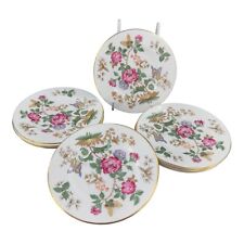 Wedgwood Charnwood Bone China Porcelain Dish Plate Set 9 Floral Butterflies picture